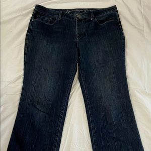 CHRISTOPHER & BANKS MODERN FIT DARK BLUE 14SHORT